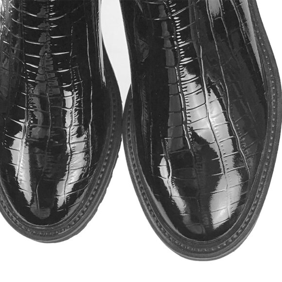 Loeffler Randall Patent Leather Mid-Calf Chelsea Boots - Picture 11 of 14